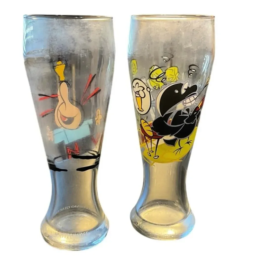 Ritzenhoff Designer Beer Glasses Set 2 Massimo Giacon & Auge Weizenbier Germany